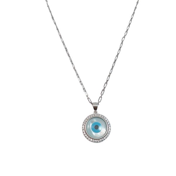 Evil Eye Sterling Silver Pendant  - Image 2